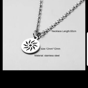Stainless Steel Necklace Pendant Unisex